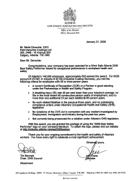 Award Letter
